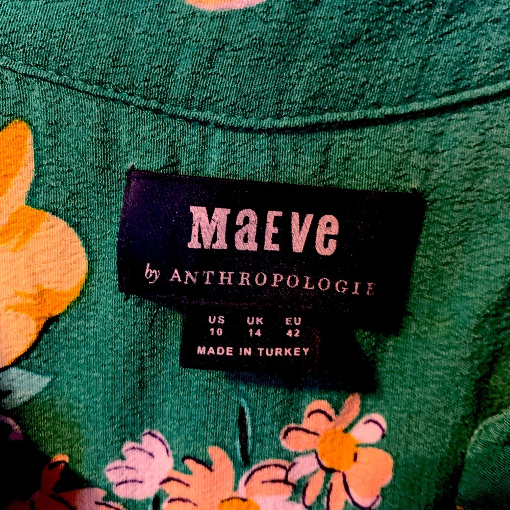 Anthropologie Maeve floral spring flirty dress!